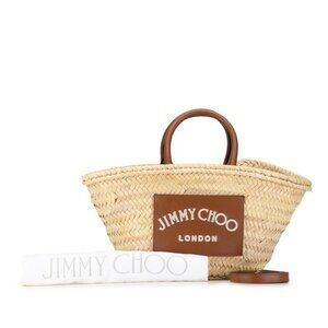 JIMMY CHOO Brown Leather Shoulder Bag